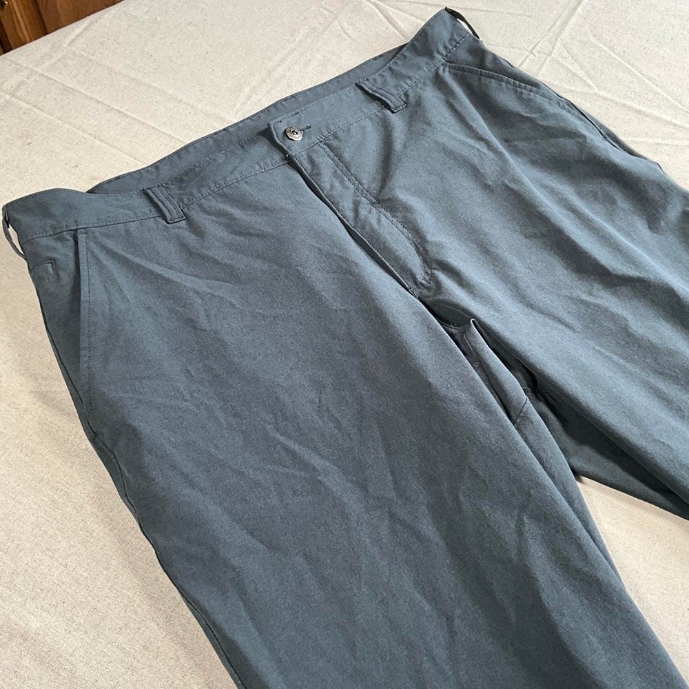 Mens Duluth Trading Co Navy Straight Fit Utility Work Pants (40x32)